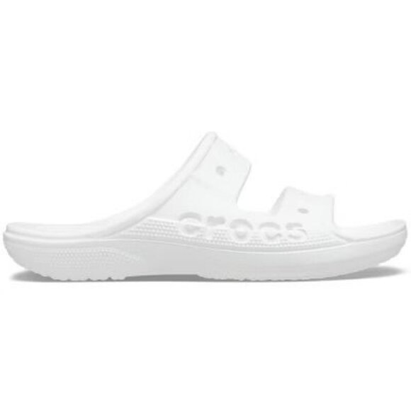 CROCS White Baya Double Strap Sandals Size Womens 10 / Mens 8 NEW NWT - Picture 1 of 5